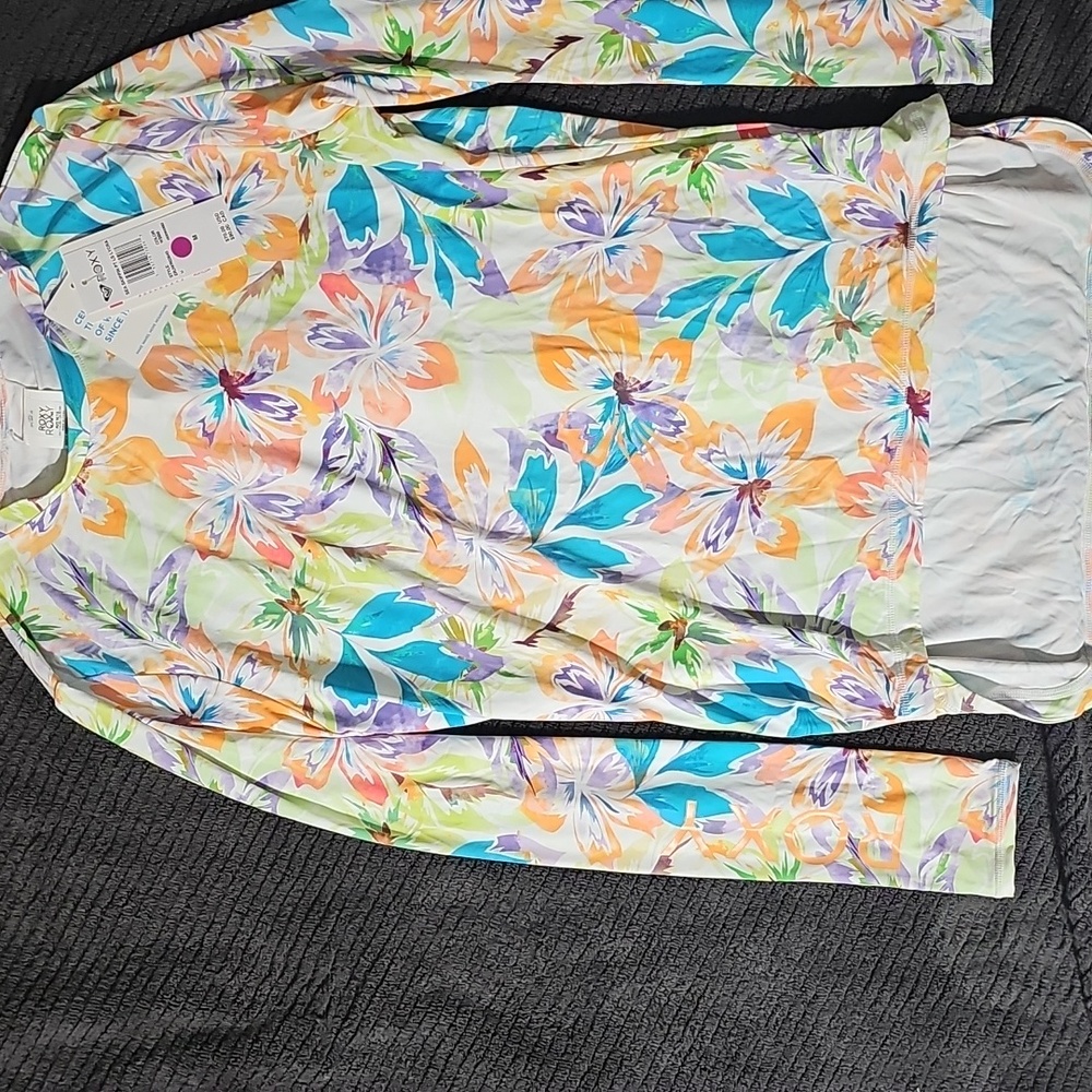 Roxy Multicolor Floral Bikini Set - Picture 8 of 10